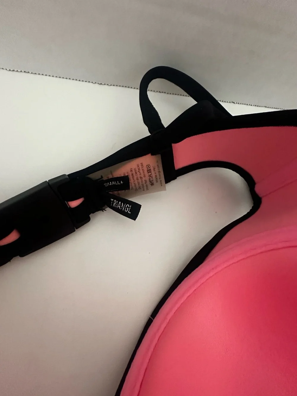 Assorted Triangl swimwear Pink and Neon Yellow Colorblock Bikini Set